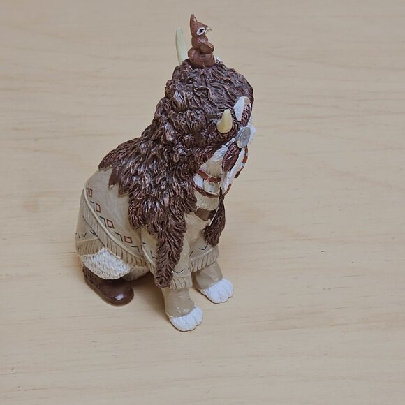 Hamilton Collection Totem Tom Cat Kitten Feathers 'n Furs Native American Native - Picture 6 of 11